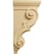 Ekena Millwork 4 1/2"W x 5"D x 10"H Medium Traditional Wood Corbel, Alder CORW05X05X10TRAL - alternate 4